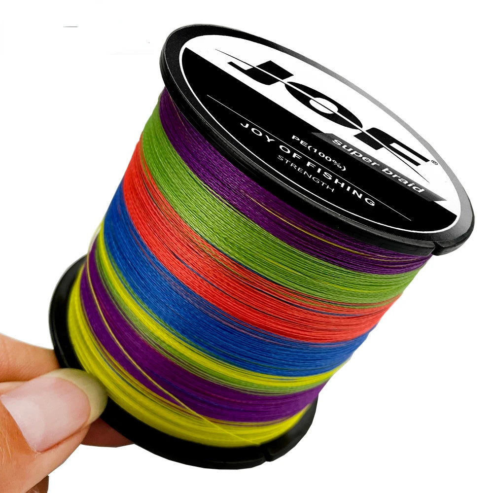 JOF Fishing Line 8 Strands Braided PE 300M 500M 1000M 18LB-78LB