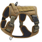 1Pc Dog Tactical Harness Adjustable Military Vest Reflective Handle Large