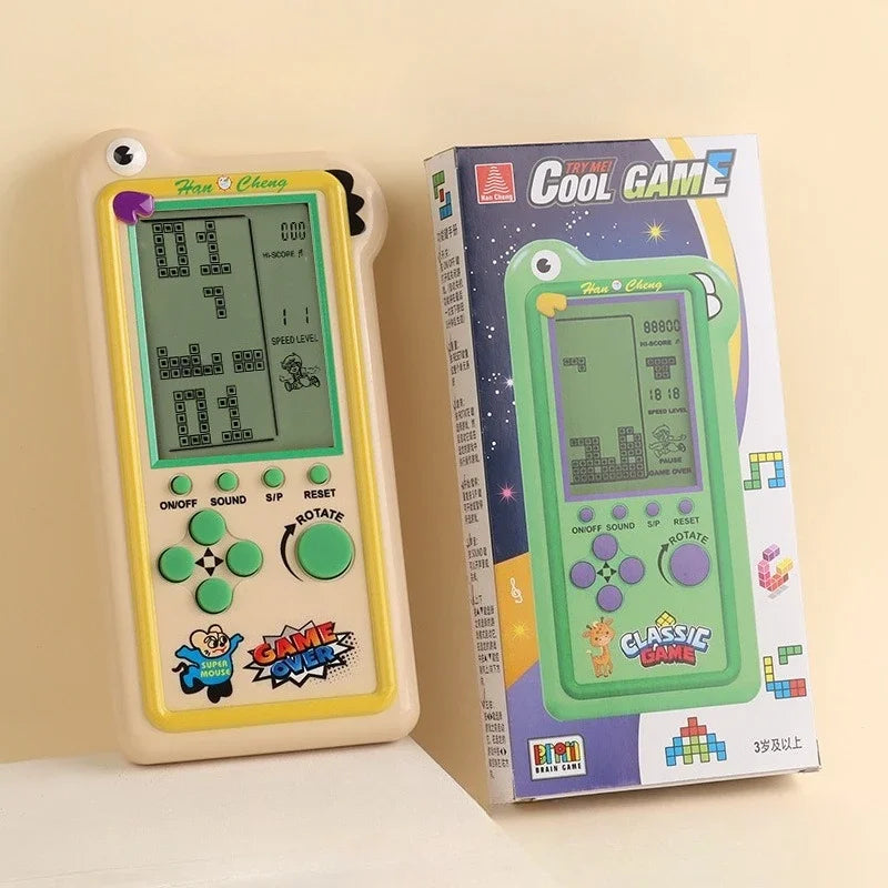 Large-screen Game Console Tetris Classic Puzzle Toy for Children