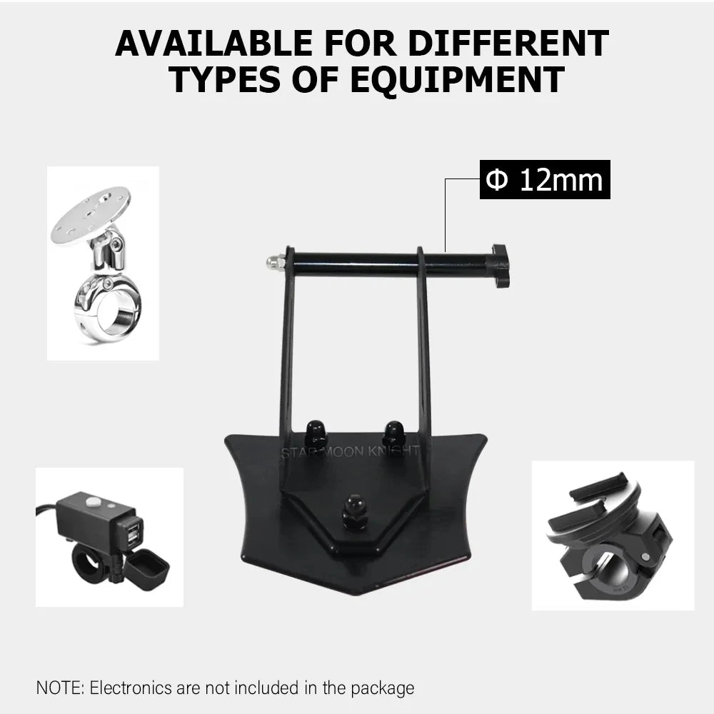 12mm GPS Phone Holder Navigation Bracket Adapter for BMW R1250RT 2021-2024