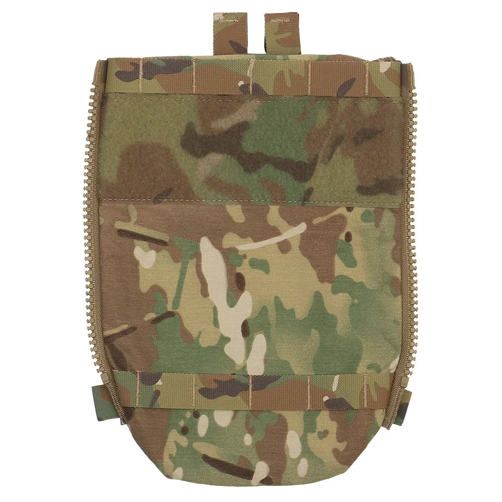 FCPC V5 Hunting Vest Back Panel Hydration Pack Bladder Storage Bag w/ Zipper