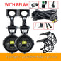 Upgrade Motorcycle fog light Auxiliary Lights Brighter Lamp 40W 6000K for BMW R1200GS F800GS F700GS F650 K1600-EXPROTAS