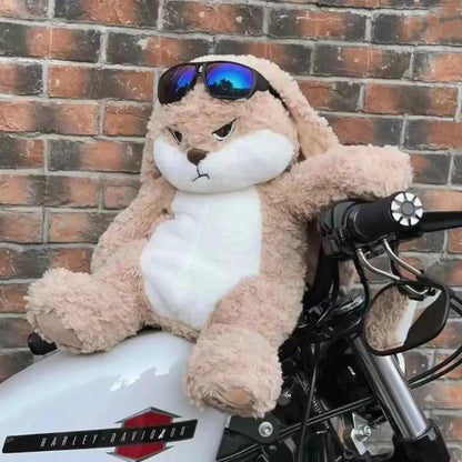 Large Size Angry Rabbit Plush Toy Cute Soft Kawaii Stuffed Doll