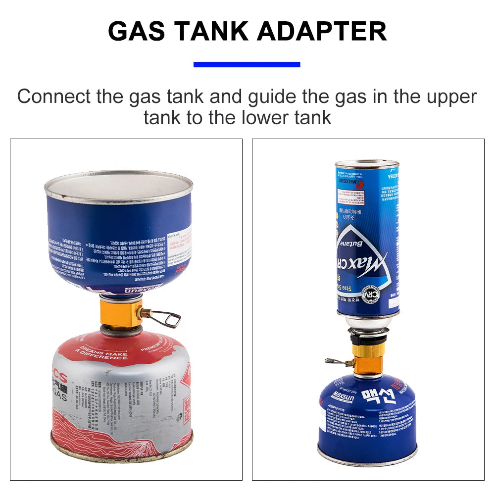Camping Gas Refill Adapter Butane Cylinder Tank for Outdoor Stove BBQ