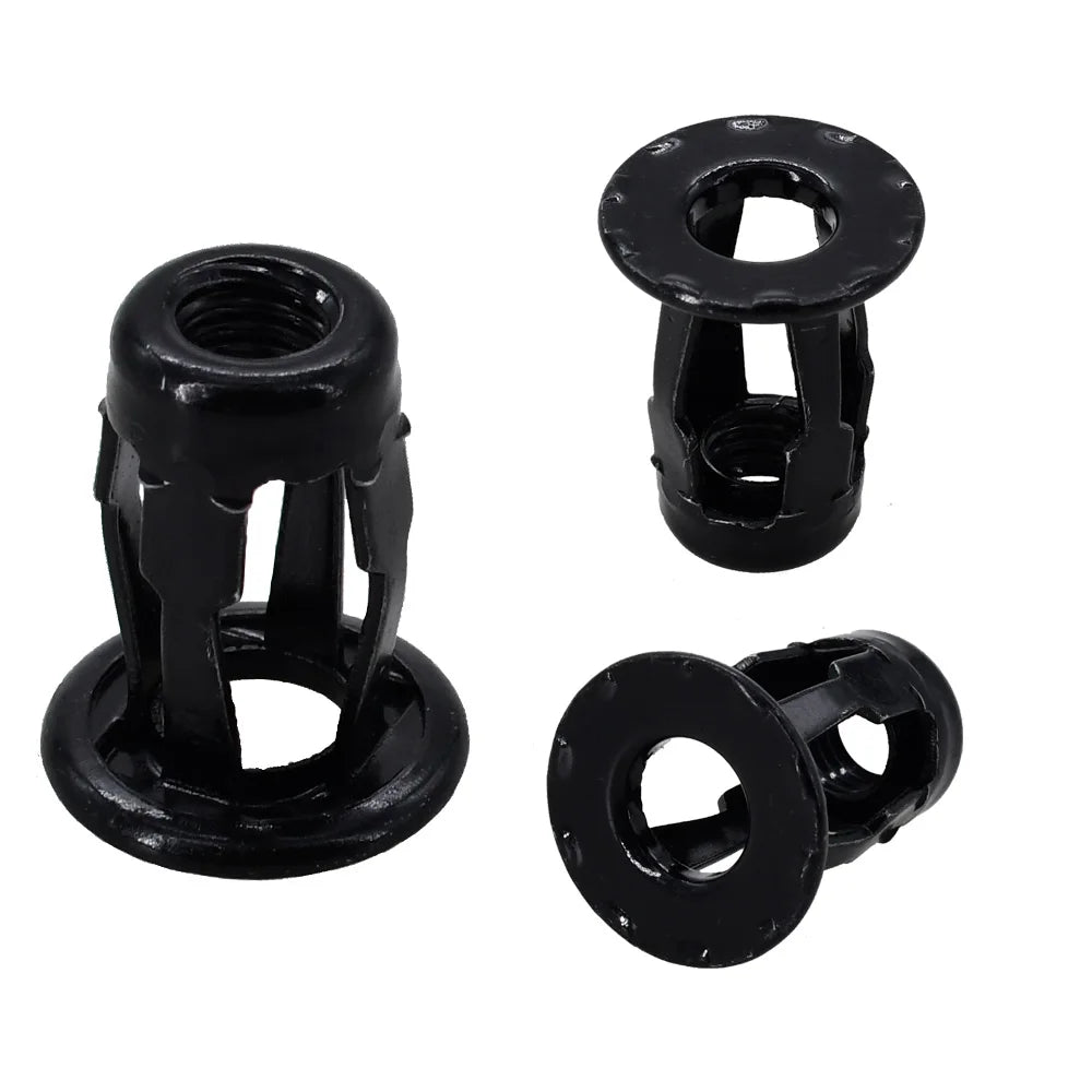 M4 M5 M6 Petal Shape Expansion Rivet Nuts Metal Jack Nut Screw Kit 30Pcs