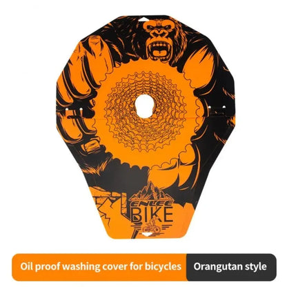 Bicycle Disc Brake Wash Cover Anti-Grease Protector for MTB Road Cleaning