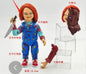 Horror Figure Set Chucky Freddy Jason Sam Jigsaw Articulated Action Figures