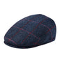 Feinion Men's Wool Blend Flat Newsboy Cabbie Hat Driving Cap