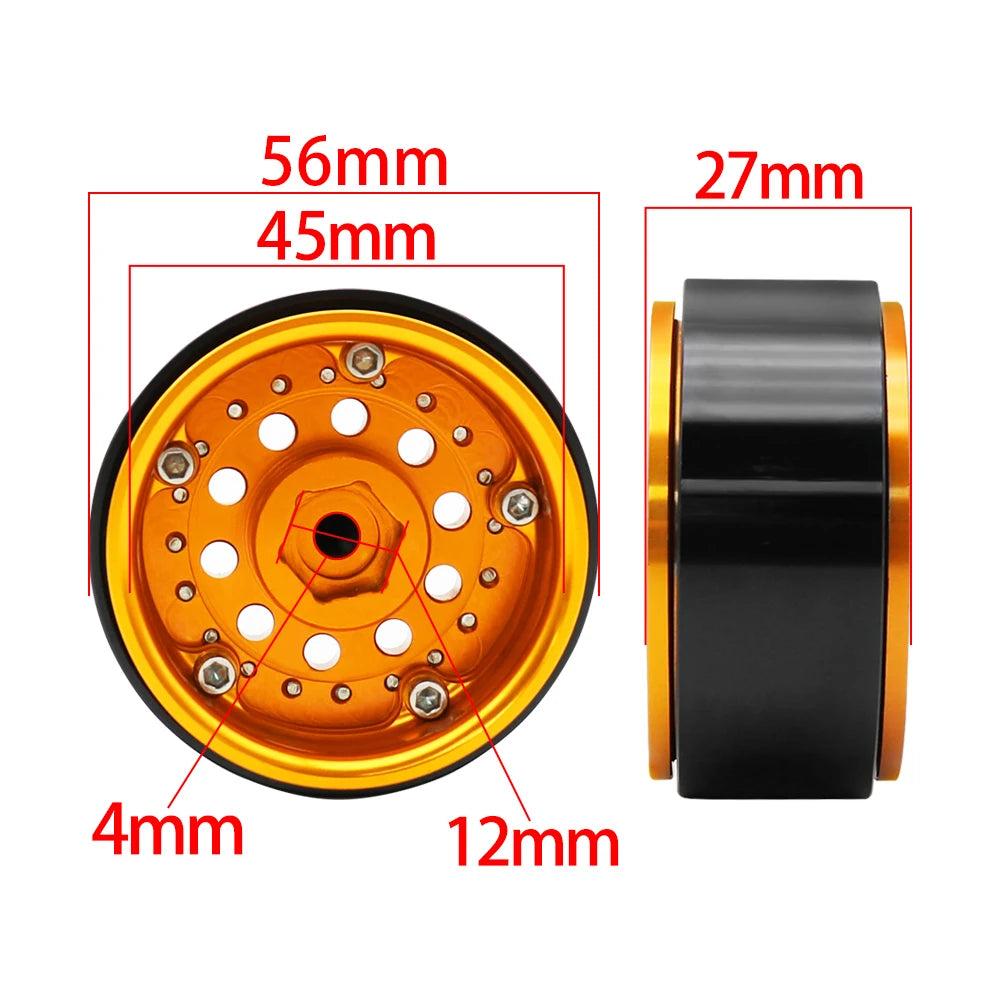 1/10 RC Crawler 1.9" Metal Beadlock Wheel - EXPROTAS