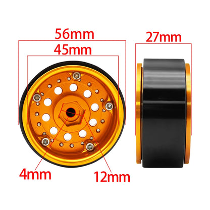 1/10 RC Crawler 1.9" Metal Beadlock Wheel - EXPROTAS