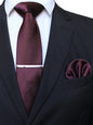 Suits Necktie Clip 8cm Mens Slim Solid Classic Wedding Party Ties