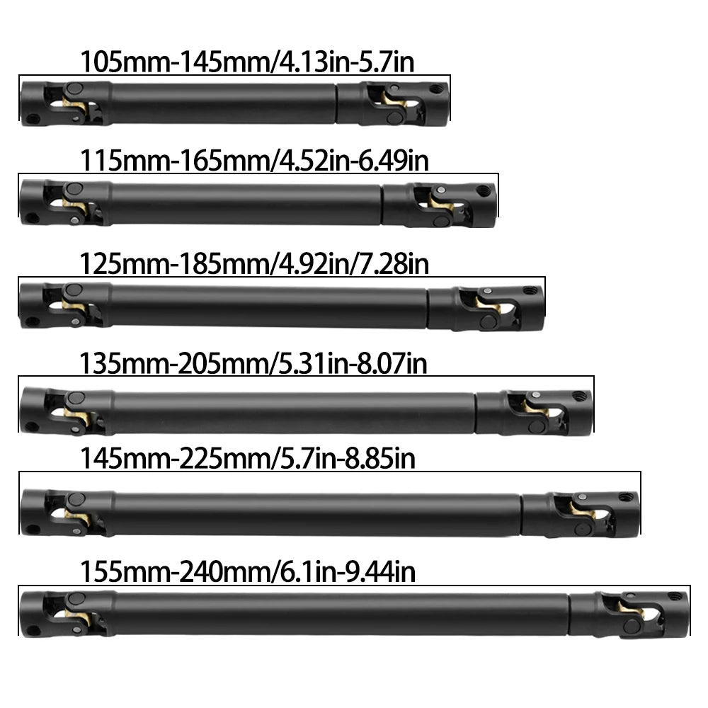 1/10 RC Crawler Metal Internal Spline Driveshaft w/ Universal Joint - EXPROTAS