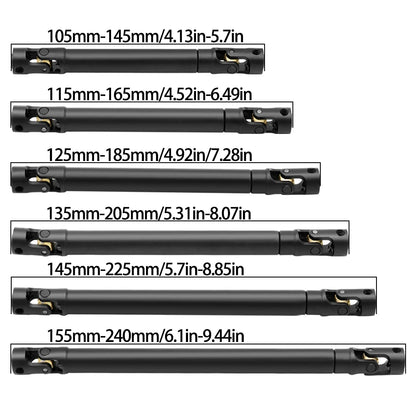 1/10 RC Crawler Metal Internal Spline Driveshaft w/ Universal Joint - EXPROTAS