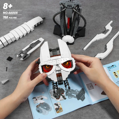 788pcs MOC Idea General Grievous Helmet Building Blocks Bricks Model Helmet Collection Assembling Toys for Children Adults Gift-EXPROTAS