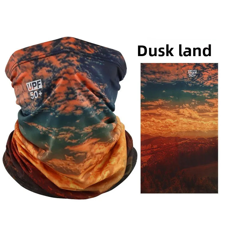 Sun Protection Mask Ice Silk Neck Gaiter Breathable Cycling Fishing Scarf