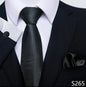 EXPROTAS Tie Pocket Square 8cm Wedding Formal Men’s Accessories