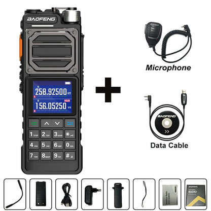 BAOFENG UV-25L Ham Radio High Powerful Tactical Walkie Talkie 50KM Four-Band Type-C 999Channel Two Way Radio BAOFENG NEW Upgrade-EXPROTAS