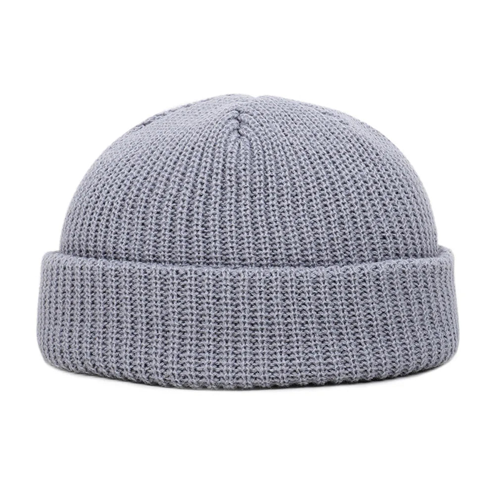 Winter Warm Beanies Wool Knitted Hat Casual Unisex Adult Men Female