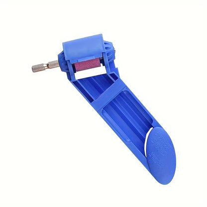 1pc Portable Drill Bit Sharpener Grinding Wheel for Nail Bits Quick Sharpening