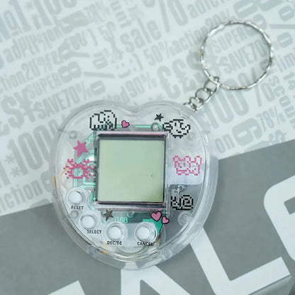 Tamagotchi Electronic Pet Keychain Game Console for Kids - Purple Version