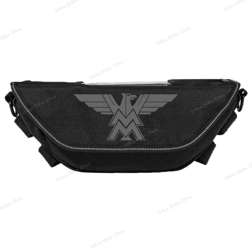 Waterproof Dustproof Motorcycle Handlebar Storage Bag for Moto Morini X-Cape 650