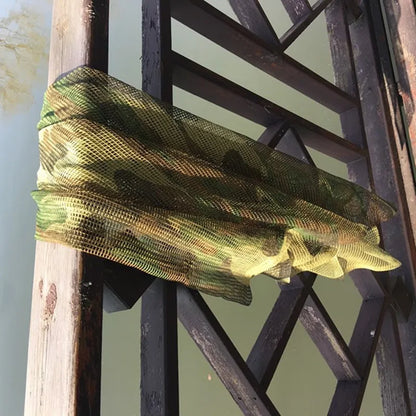 Camouflage Mesh Scarf Tactical Veil Outdoor Hunting Head Wrap