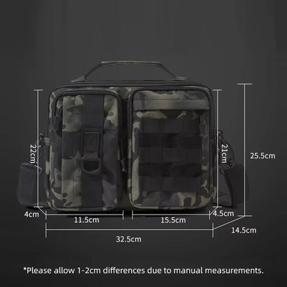 Mens Tactical Shoulder Bag Sling Backpack Molle Outdoor Travel Hiking