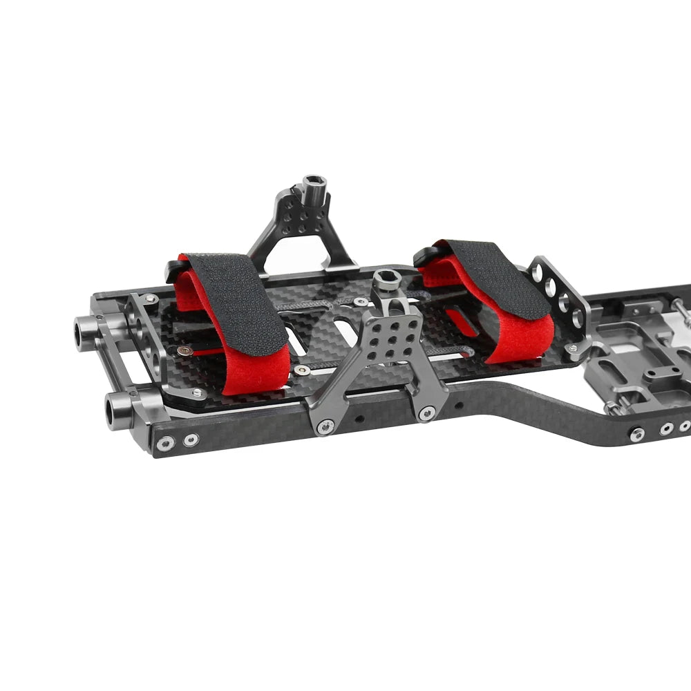 1/10 RC Crawler 4mm Carbon Fiber Chassis Frame CNC Girder Kit for Axial SCX10 II - EXPROTAS