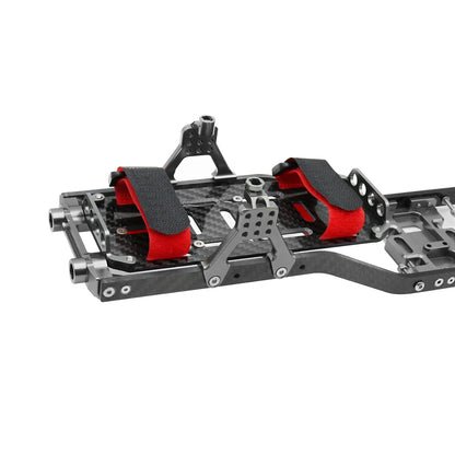 1/10 RC Crawler 4mm Carbon Fiber Chassis Frame CNC Girder Kit for Axial SCX10 II - EXPROTAS