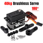 Aluminum Alloy Case 40KG Brushless Digital Servo for 1/8 1/10 RC Car