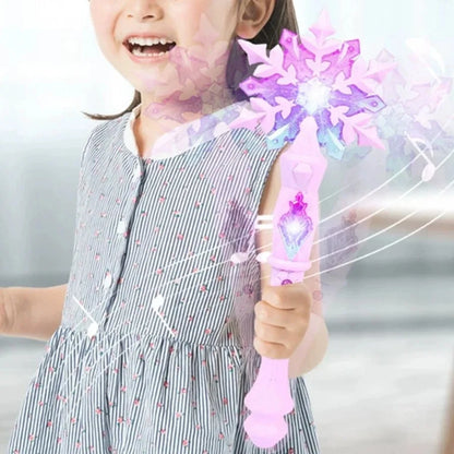 1pcs Magic Wand Toy for Kids Electric Luminous Princess Cane Xmas