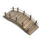 1:12 Miniatures Fairy Garden Wooden Arch Bridge with Railings