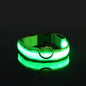 Dog Collar Nylon LED Glow Night Safety Leash Luminous Flashing Pet Accessories