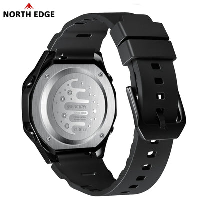 NORTH EDGE MERCURY Military Digital Watch 50M Waterproof LED Sport Reloj Men