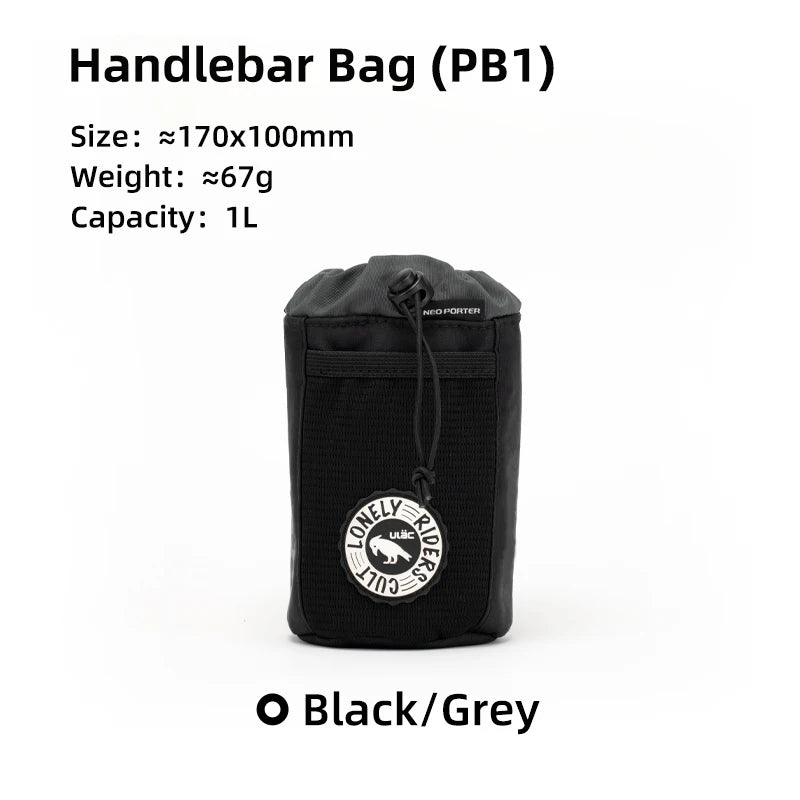 Insulated Handlebar Stem Bag C-HOLD Water Bottle Pouch Bikepacking Touring