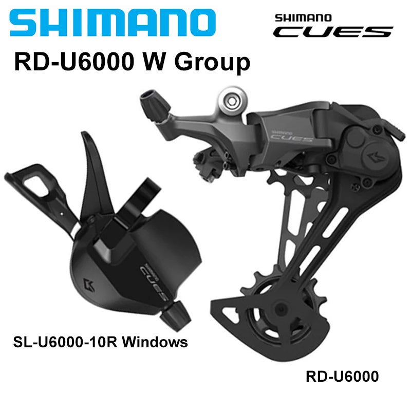 Shimano CUES U6000 1x10 Shifter SL-U6000-10R + RD-U6020-10 Rear Derailleur