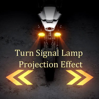 2PCS LED Turn Signal Lamp Motorcycle Flowing Indicator Light Amber