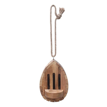 Wooden Butterfly House Habitat Feeder for Outside Garden Hanging