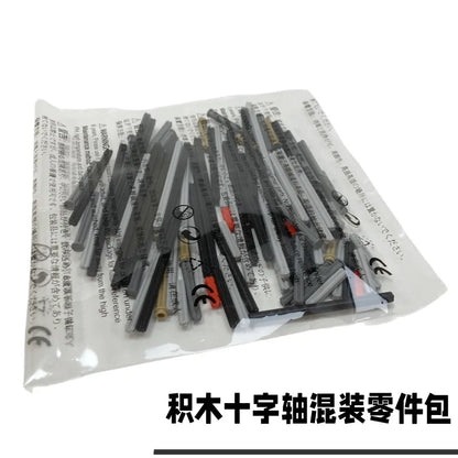 120PCS MOC Technology Blocks Plastic Axle Sticks Compatible with Various Models