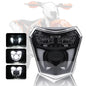 E24 Motorcycle LED Headlight Headlamp DRL Light For KTM EXC EXCF SX SXF XC XCF XCW XCFW 125 150 250 300 350 400 450 505 525 530 - EXPROTAS