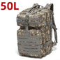 Waterproof Backpack Bag 25L/50L Tactical Outdoor Hiking Rucksack Camping