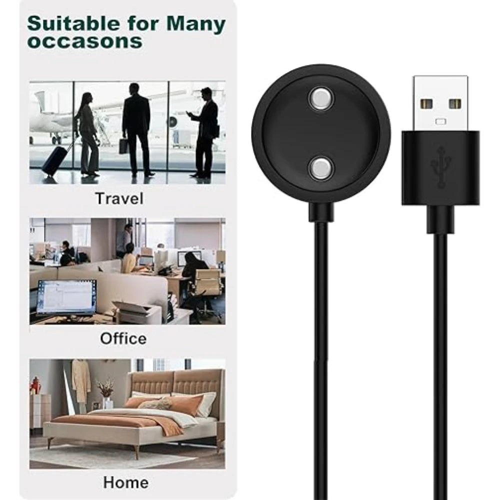 USB Charger Cable for Suunto 9 Peak Smart Watch 100CM Replacement