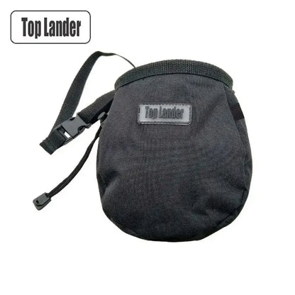 Rock Climbing Chalk Bag with Belt Zipper Pocket for Gym Bouldering Weight Lifting