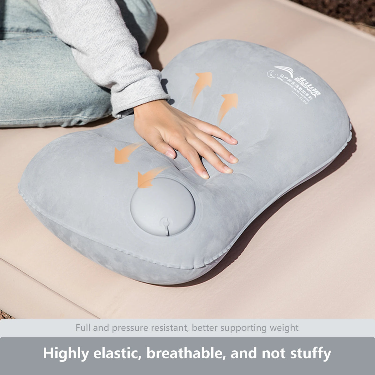 Inflatable Pillow Portable Camping Air Travel Ultralight Neck Support