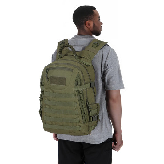 38L Tactical Rucksack Backpack Molle Waterproof Military Hiking Camping Bag