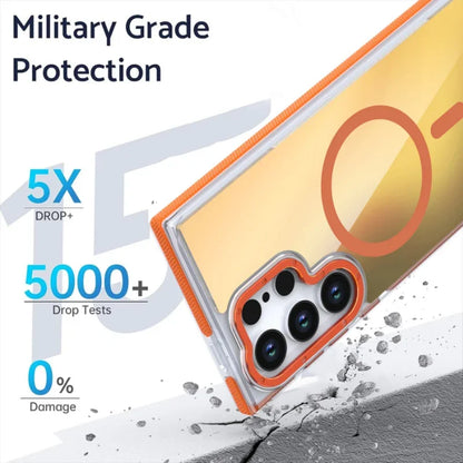 MagSafe Metal Lens Case for Samsung Galaxy S21-S25 Ultra Plus A16 A34 A54