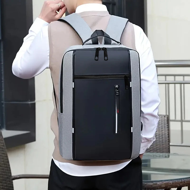 Business Travel Bag Laptop Backpack Large Capacity Shockproof for Work