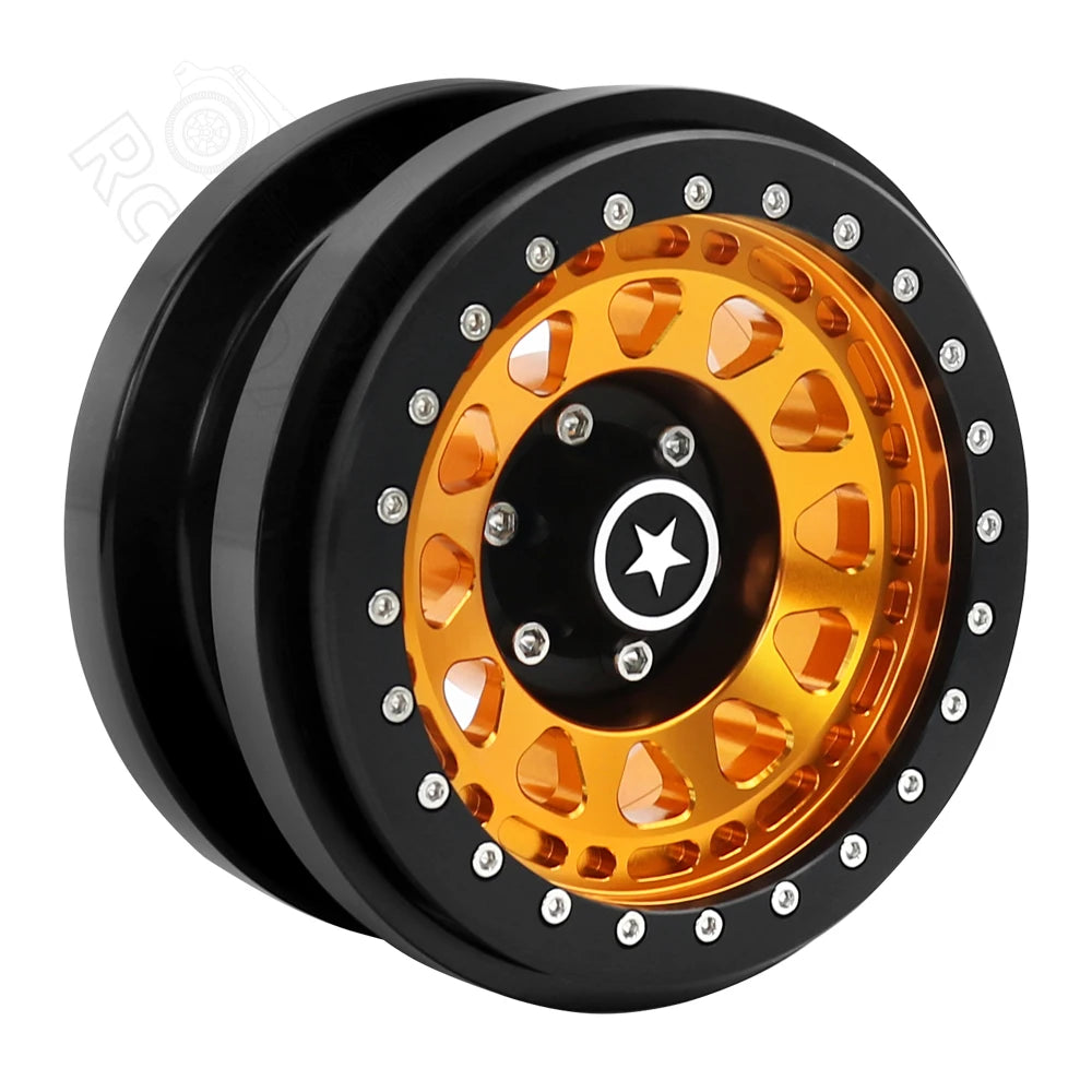 1/6 RC Crawler CNC Aluminum 2.9" Beadlock Wheel for Axial SCX6 - EXPROTAS