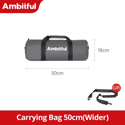 AMBITFUL TB PRO Tripod Bag 50–140cm Padded Carry Case w/ Shoulder Strap