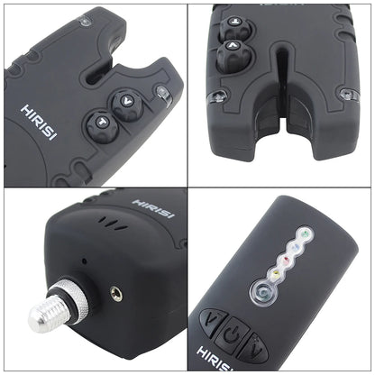 Wireless Carp Fishing Alarm Set 1+4 Waterproof Bite Indicator SQ-4 Kit